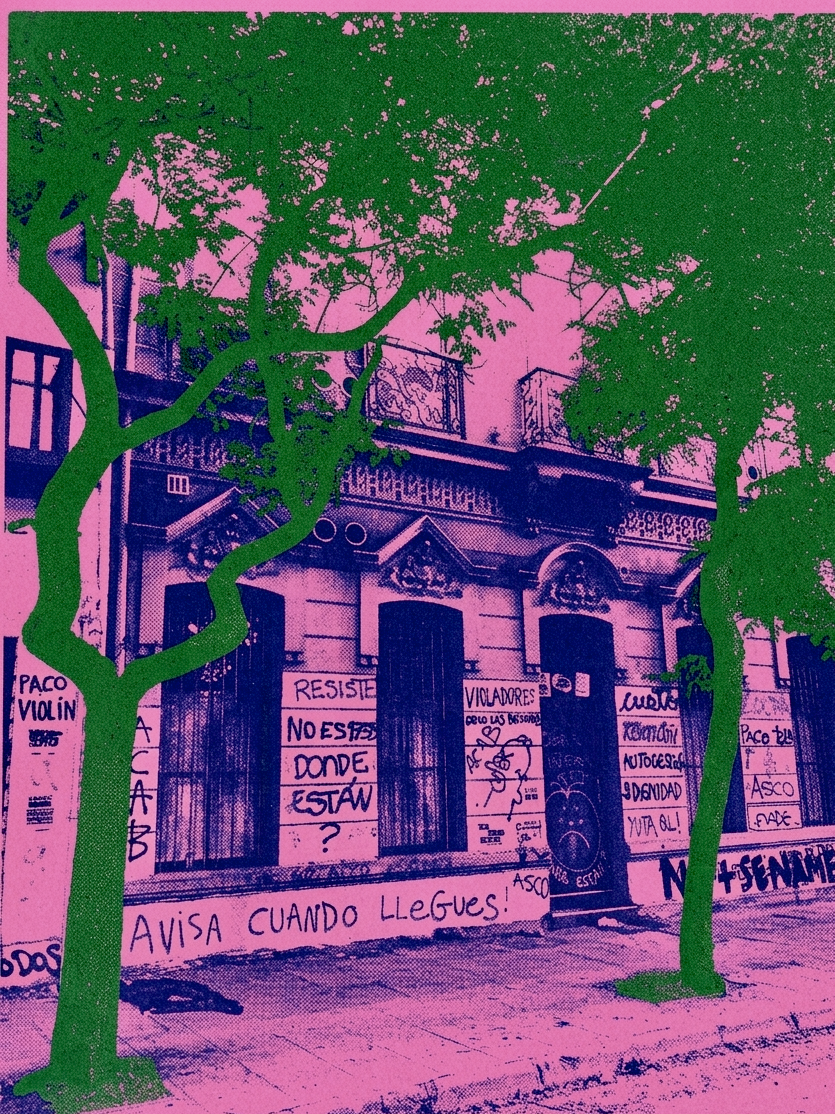 Urban visual composition related to collective and territorial work
